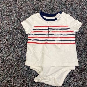 New! Baby Gap onesie/tee. 6-12mo